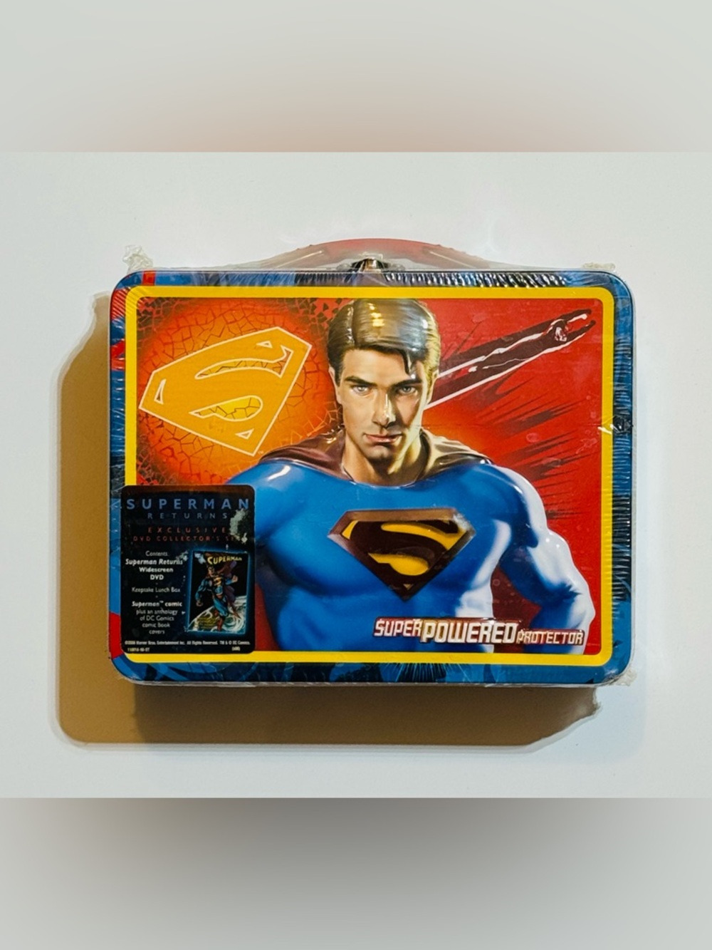Superman Returns Lunch Box DVD 2 Disc Rare Exclusive Collector's Set Brand New